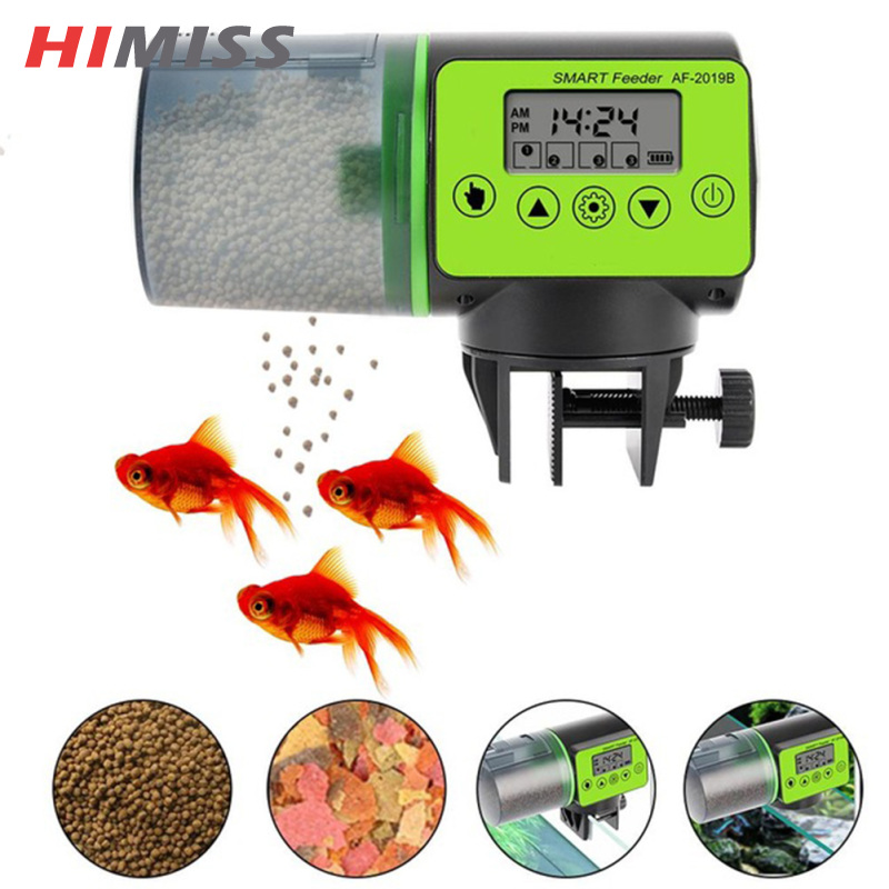 HIMISS Automatic Aquarium Fish Feeder Timing Feeder for Shrimp Fish Food Feeding ราคา 815 บาท*ส่งฟรี