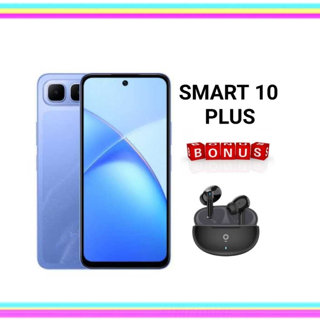 INFINIX SMART 10 PLUS 8/128 & SMART 10 4/64 & 4/128 NEW GARANSI RESMI Harga  1,139,000 Ringgit*Penghantaran Percuma