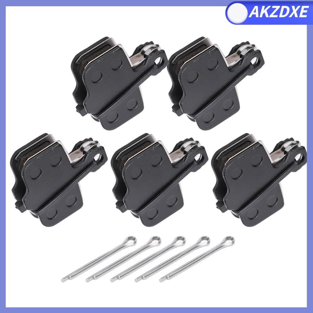 AKZDXE 5 Pairs Nhựa bán loại Má phanh đĩa 30mm Đen Bộ má phanh Bền bỉ Nhẹ Má phanh điện tử Dành cho xe đạp leo núi, xe đạp đường trường