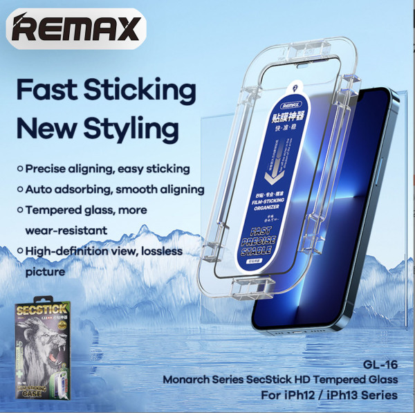 Kính cường lực iPhone 13 Pro Max 12 Pro 13 mini /12 mini /11 Pro Remax khung dán tự động Chính hãng,Dán màn hình iPhone 13,12,11,Xs Series va va..