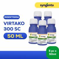 Syngenta - Virtako 300 SC - Insektisida - 5 Pcs x 50ml