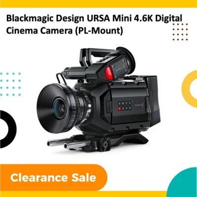 (Clearance Sales) Blackmagic Design URSA Mini 4.6K Digital Cinema Camera (PL-Mount)