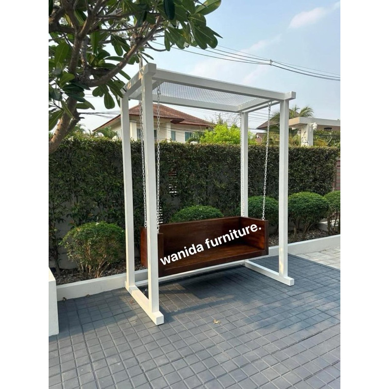 ขายชิงช้าชิวๆๆมี3-4ที่นั่งขนาดกว้าง100ยาว180สูง220ซม…ราคา21,990บาทเคลือบกันน้ำ-กันแดดให้เรียบร้อยแถมลูกยางให้เรียบร้อย ราคา 29,691 บาท*ส่งฟรี