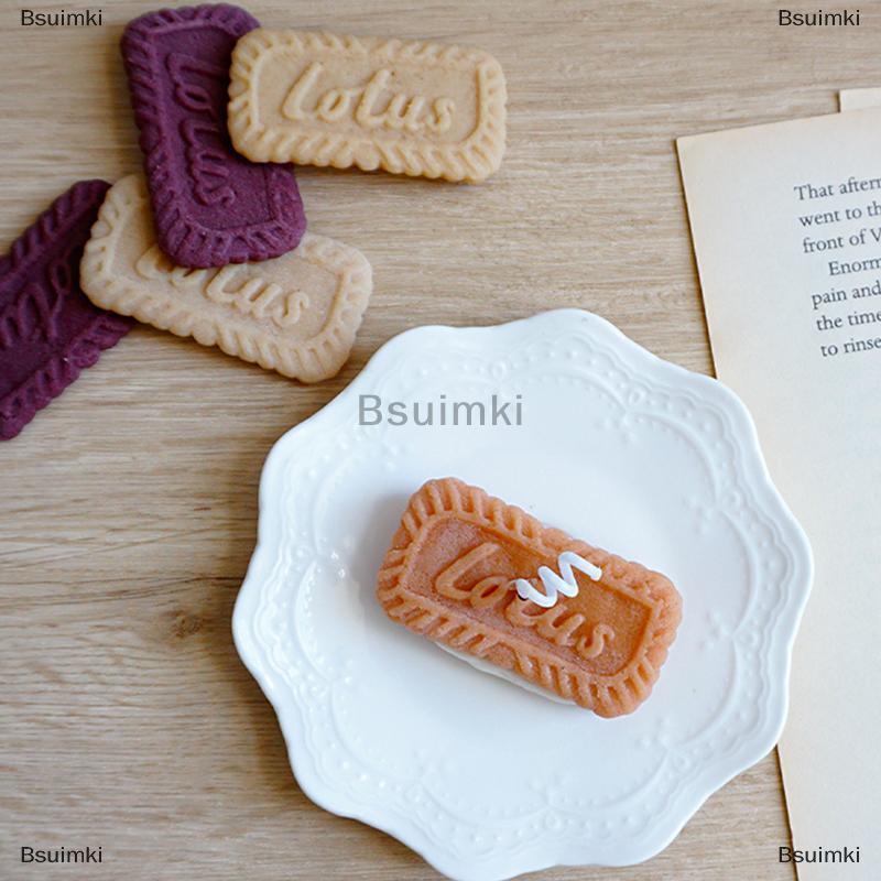 [COD] Bsuimki Khuôn Silicone hình nến Bánh Quy Tự làm khuôn nướng bánh quy Chocalate thủ công