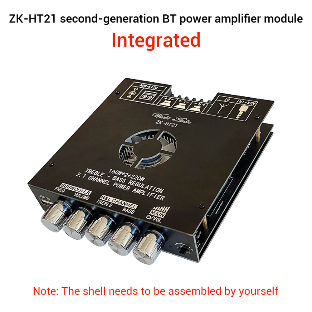 VOKTTA ZK-HT21-2G Second Generation 2.1 Channel TDA7498E Bluetooth Amplifier Module Subwoofer 160Wx2