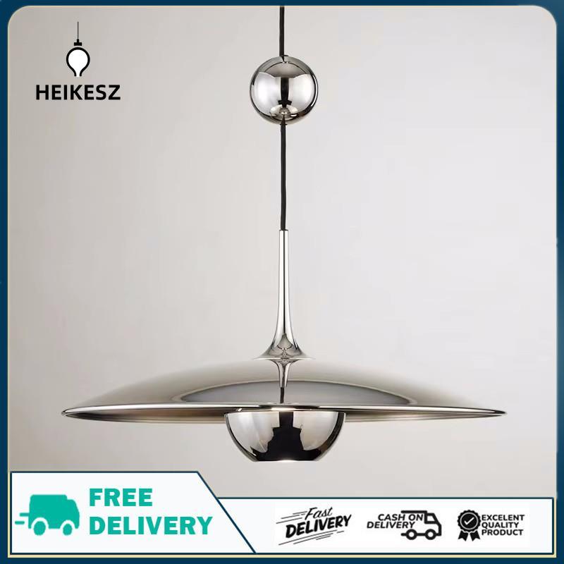 HEIKESZ Nordic Creative Personality Flying Saucer Pulley Chandelier Bauhaus Style Dining Room/Living Room Clothing Cafe Removable Chandelier ราคา 2,682 บาท*ส่งฟรี
