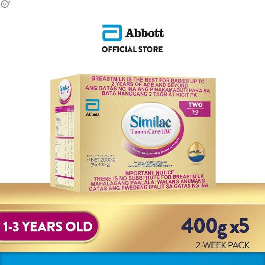 Similac TummiCare HW Two 2kg for Children 1-3 Years Old Milk Supplement Powder **