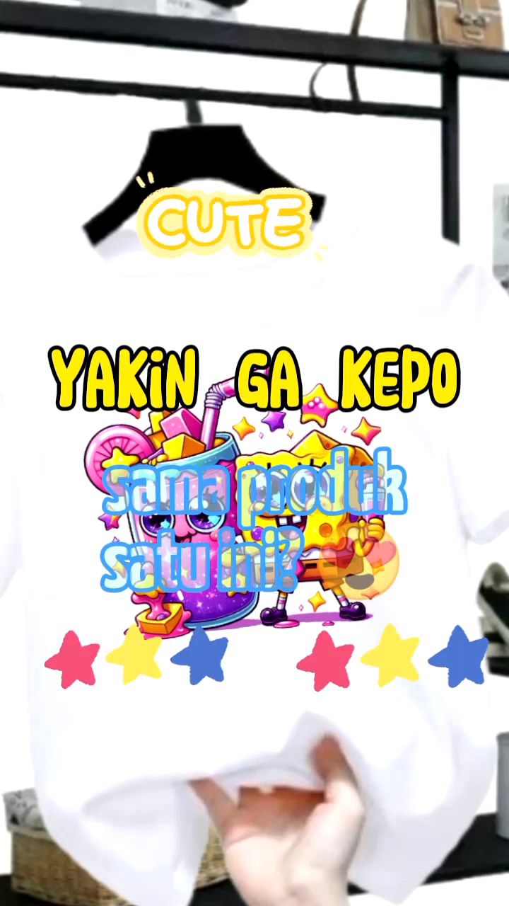 Kaos Anak Cewek Motif Spongebob Lucu Kaos Oblong Anak Lengan Pendek Unisex 2-12 Tahun