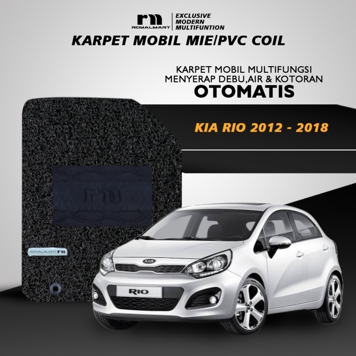 ROYAL MART KARPET MOBIL MIE PREMIUM KIA RIO 2012-2018 TANPA BAGASI Harga  675,000 Ringgit*Penghantaran Percuma