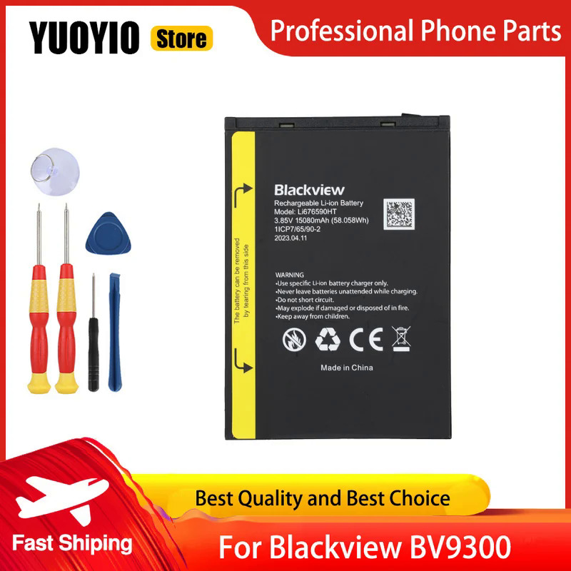 NEW brand Yuoyio 100% new original for original Blackview bv9300 smartphone 100% original battery hi