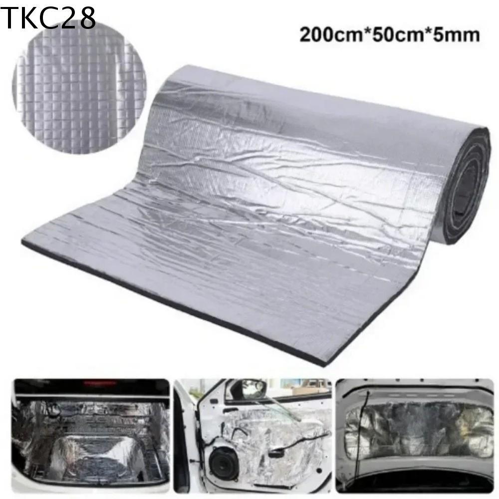 TKC28 Nhiệt Tấm cách âm cho ô tô Âm thanh 2000x500mmx50mm Tấm cách âm tường Giảm âm Giảm âm Tấm cách nhiệt âm thanh Ô tô