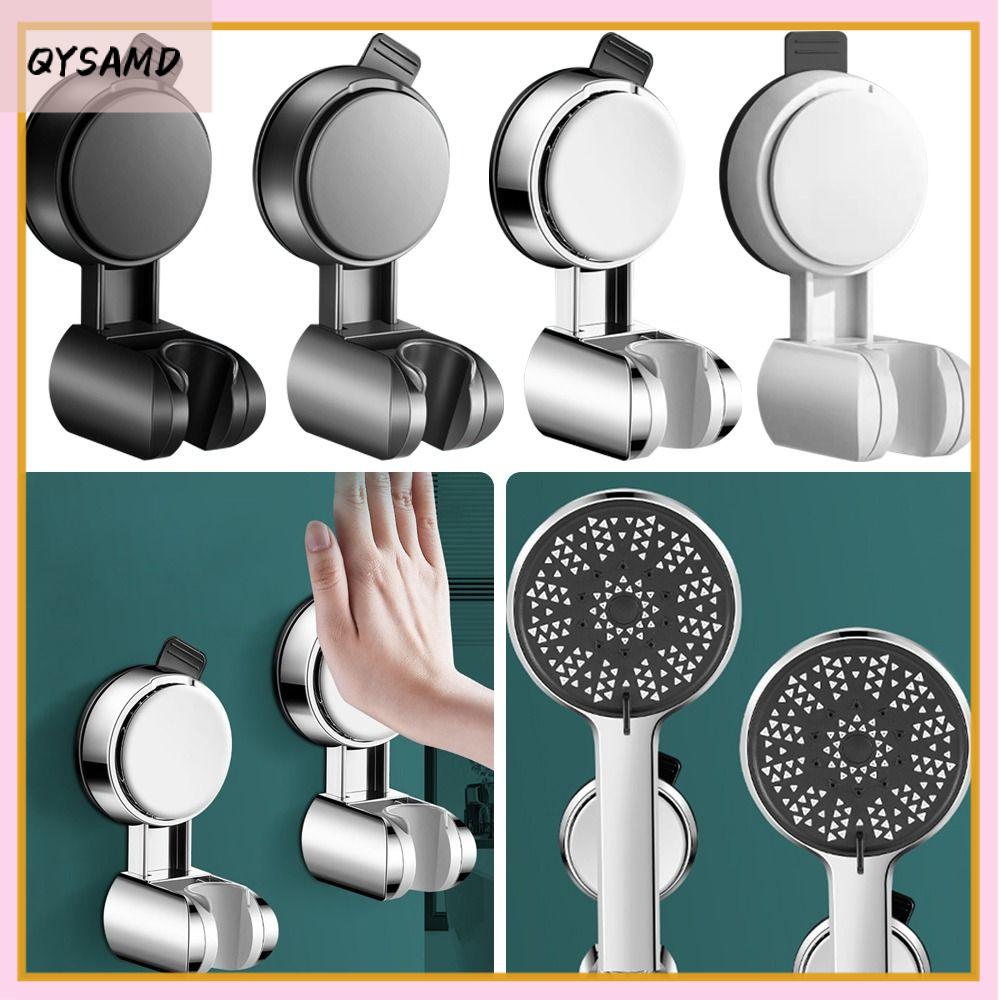 QYSAMD Có thể điều chỉnh Giá đỡ vòi hoa sen Gắn tường Loại cốc hút Hỗ trợ phun cầm tay Phổ thông Đế Cố Định bình xịt Phụ kiện phòng tắm