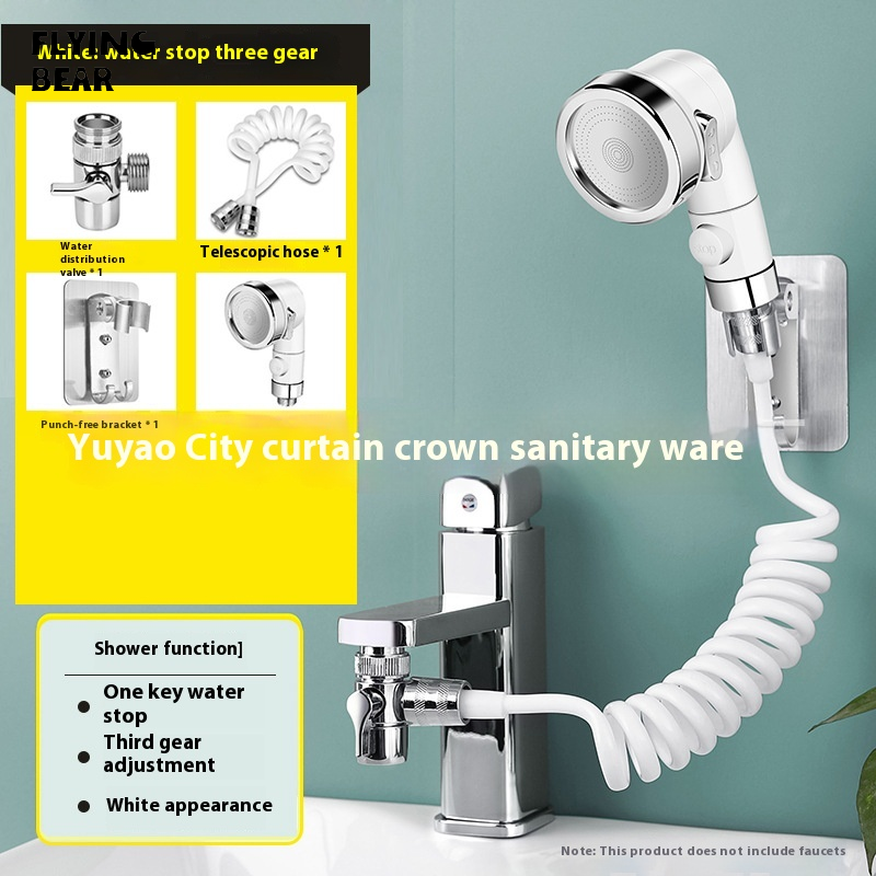 Gấu bay nâng cấp trải nghiệm tắm của bạn với bộ dụng cụ đính kèm Tắm Vòi chậu sáng tạo này