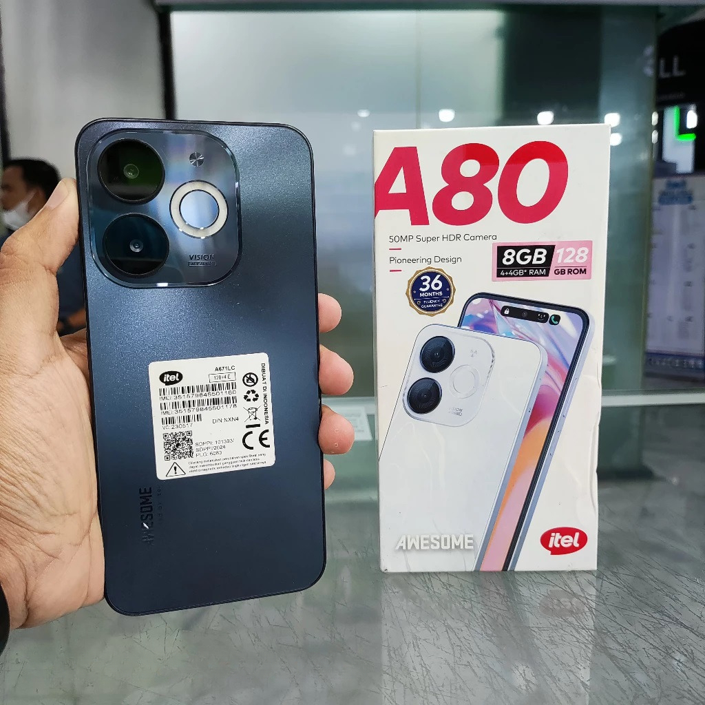 Itel A80 Ram 4 Rom 128Gb Second Hand Original Harga  980,999 Ringgit*Penghantaran Percuma