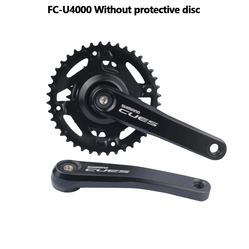 Shimano CUES U4000 Crankset 170mm Double 36-22T 40-26T Chainring 2x9S 2x10S 2x11Speed Square Axis Ho