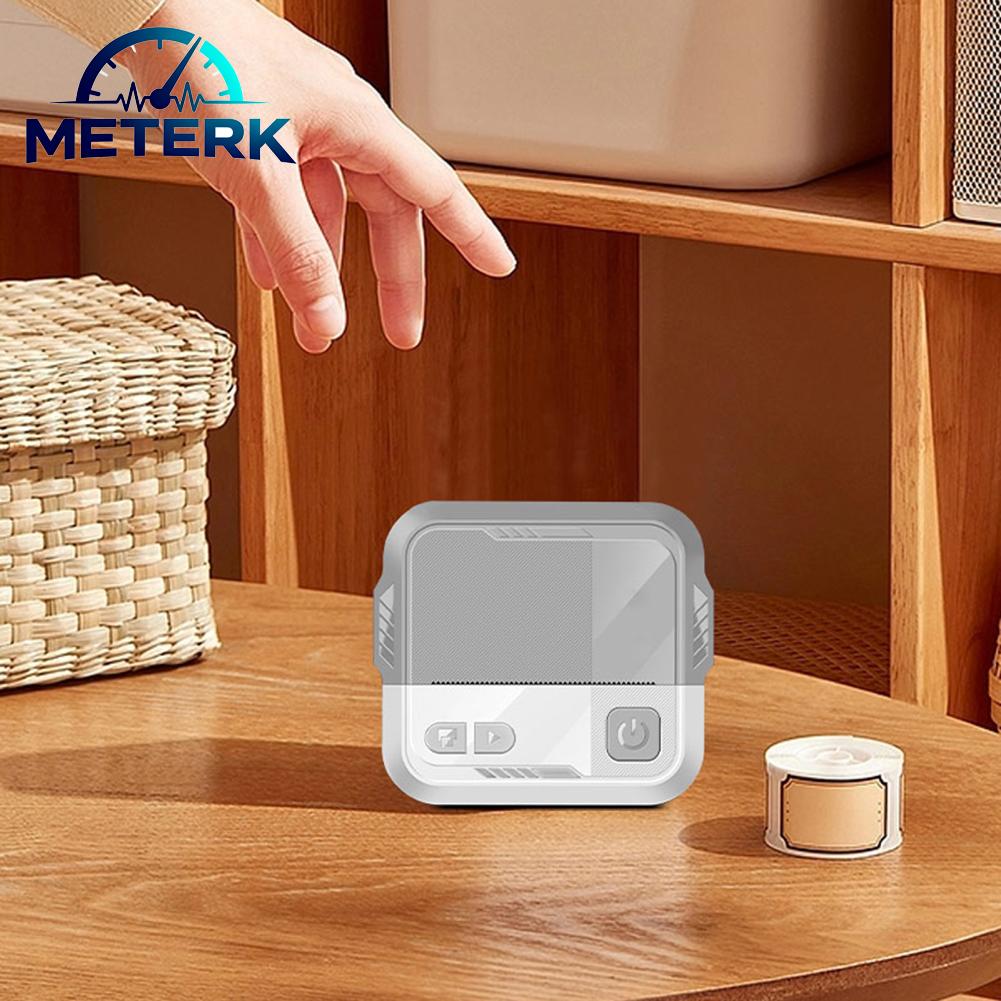 Meterk เครื่องพิมพ์พกพาขนาดเล็กแบบพกพาความร้อนการพิมพ์ภาพถ่ายทันทีเครื่องผลิตฉลาก BT เชื่อมต่อไร้สายเข้ากันได้กับ Android หรือ iOS APP รองรับป้ายใบเสร็จบันทึกสติกเกอร์บันทึกรายการสมุดภาพ D ราคา 731 บาท*ส่งฟรี