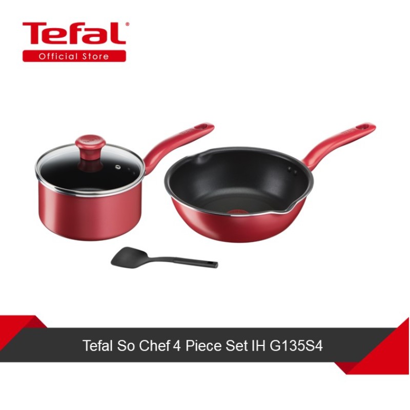 Tefal So Chef 4pcs Set G135S4 Singapore