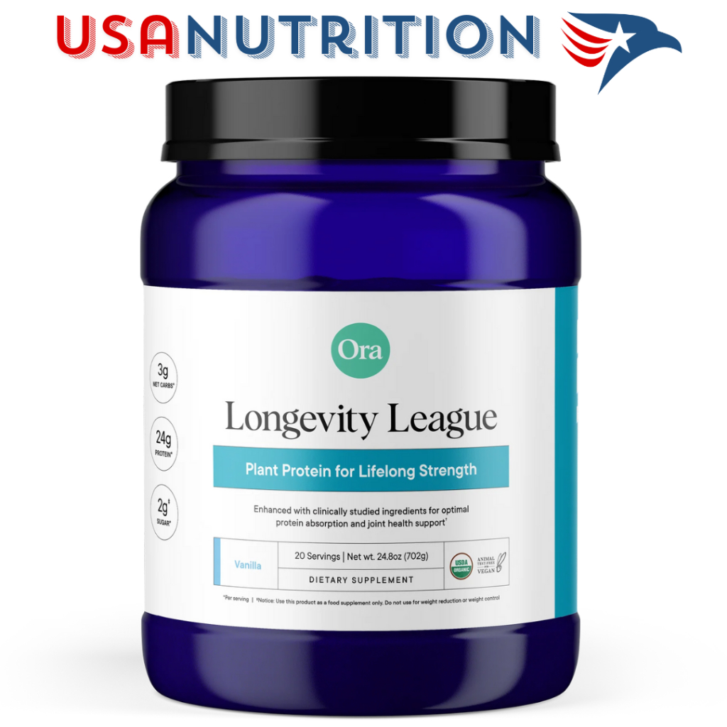 Plant Protein for Pickleball Ora Organic: 30g of Protein for 20 Servings