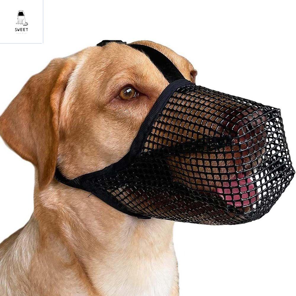 SWEET ELVES Nylon XS-XL Chống cắn Vòm lớn Pet Nguồn cung cấp Chống nhai Dành cho chó nhỏ vừa lớn Vật dụng phòng chống chó Mõm lưới cho chó nạ Miệng chó Bọc miệng thú cưng