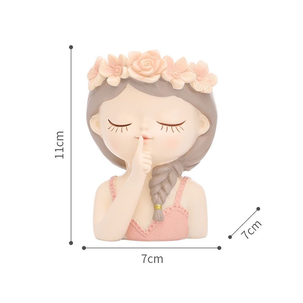 ANGELS Lỗ thoát nước Chậu hoa Thần Tiên Dễ Thương Bắc Âu Nhựa Chậu trồng cây xương rồng mọng nước Ch