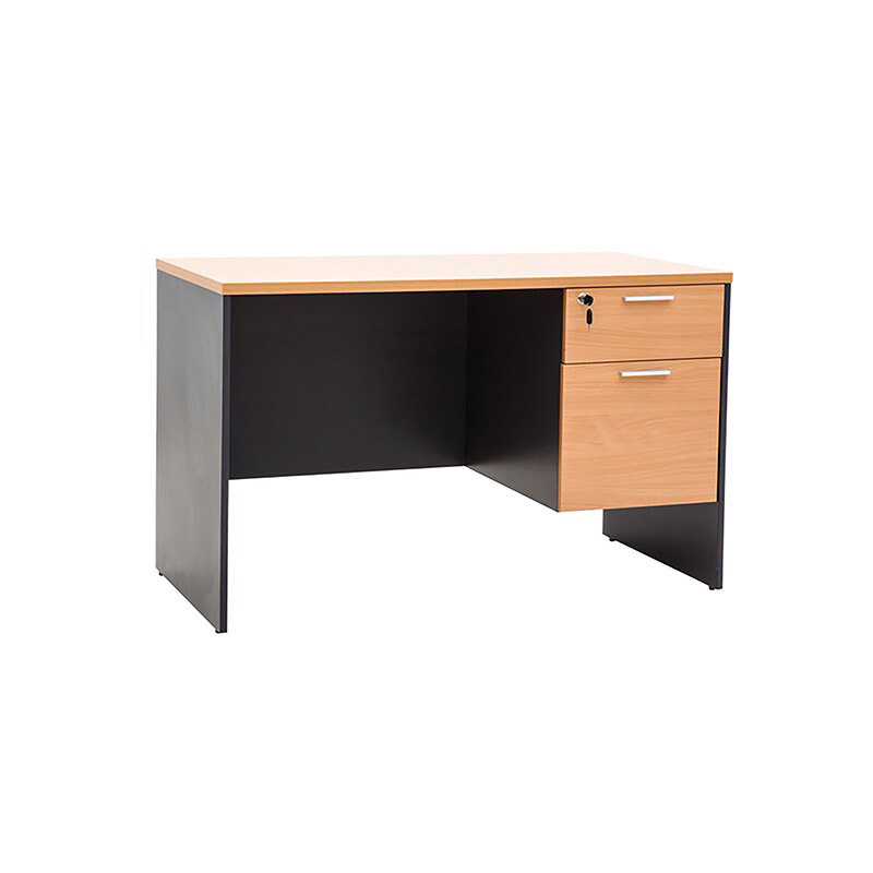 ONE โต๊ะทำงาน รุ่น MA120-B สีบีช-ดำ ราคา 4,350 บาท*ส่งฟรี