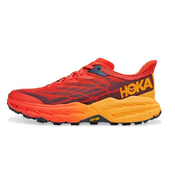 HOKA ONE ONE Speedgoat 5 Men OutDoor Training Sport Running Shoes Red Shock Absorbing Road Running S