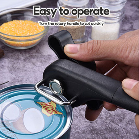 Smooth Edge Stainless Steel Can Opener with Bottle Opener