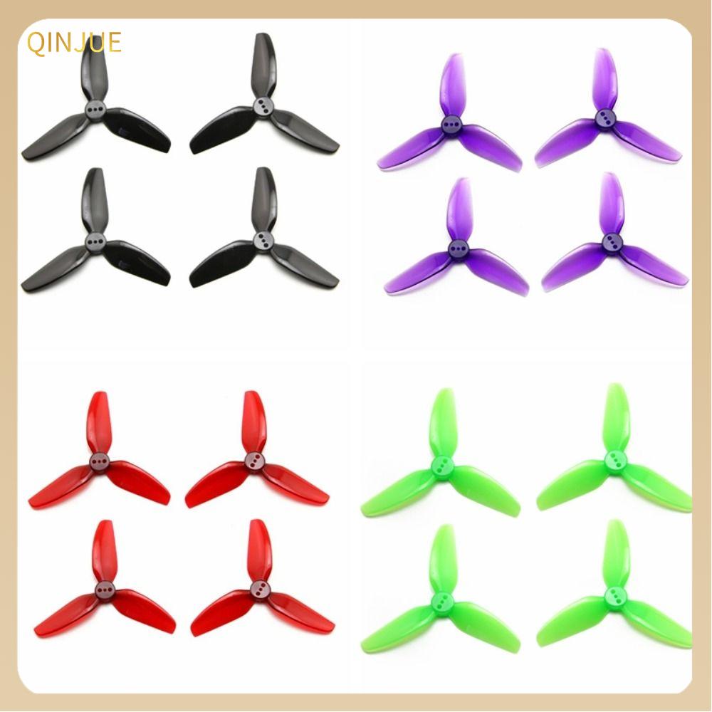QINJUE 2Pairs PC Cánh quạt Prop t3x3x3 3inch 3 lưỡi Tăm Điện Ảnh Chống rơi Cánh quạt tiến và lùi cin