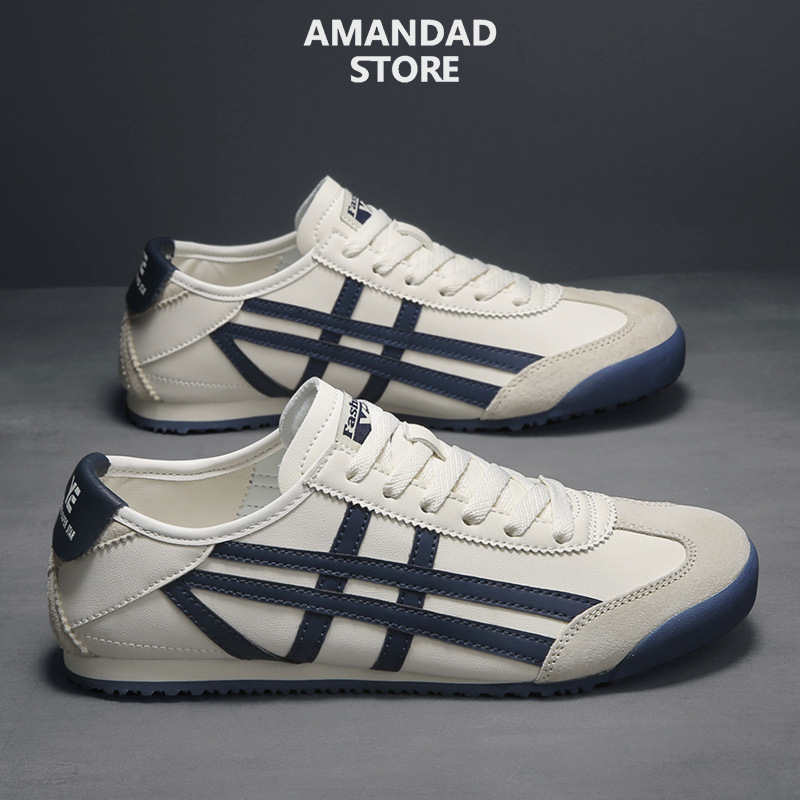 QiaoYiLuo Sneakers Men's Forrest Gump Shoes Versatile Little White Shoes Men's Casual Shoes Fashion Trendy Shoes