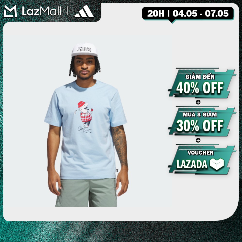 [20H 4.5-2H 5.5-MUA 3 GIẢM 30%] adidas Đánh gôn Áo Thun Classic Chip Graphic Nam Màu xanh da trời JJ4201