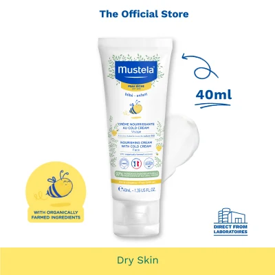 Mustela Nourishing Face Cream with Cold Cream 40ml [Dry Skin][Hydration] (exp 06/2023)