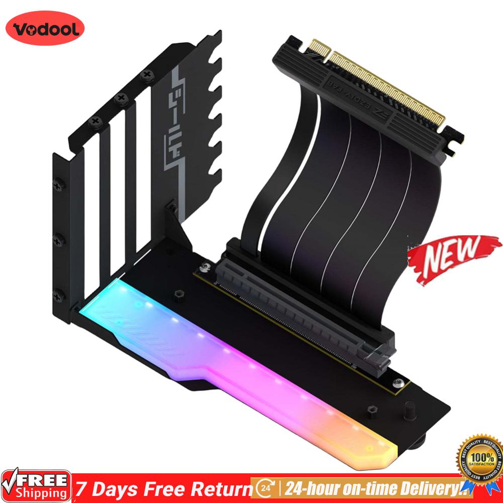 [Vodool Flagship Store] แนวตั้งGPU Mounting Bracket 90 องศามุมขวาการ์ดสนับสนุนชุดGPU Mountกราฟิกการ์ดวงเล็บ ราคา 2,598 บาท*ส่งฟรี