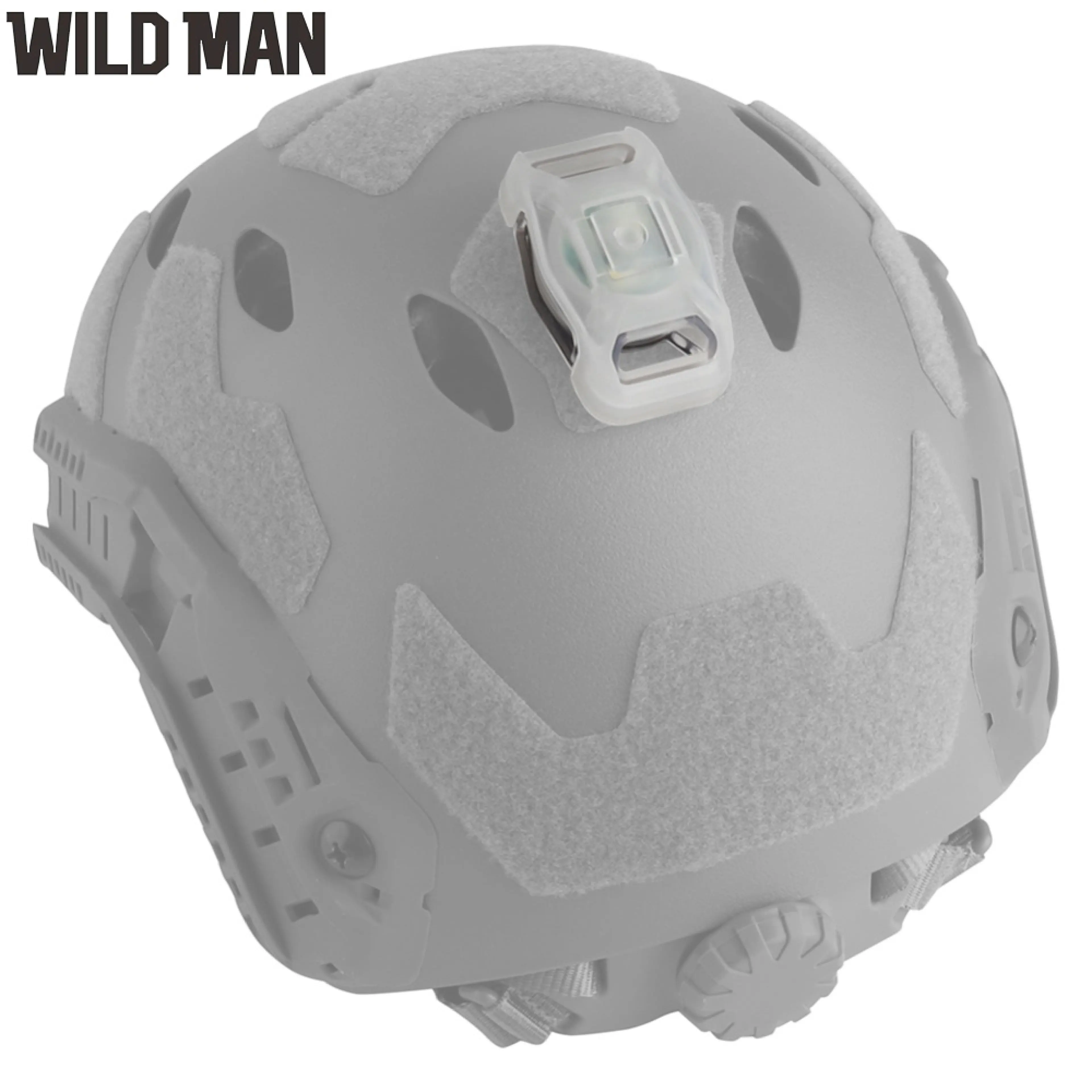 LED Helmet Flashlight Waterproof Signal Light