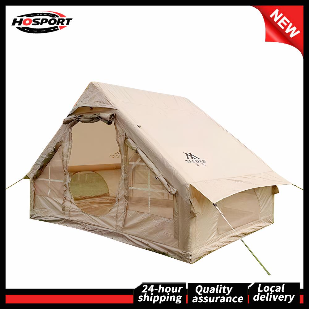 300D Oxford Cloth Waterproof & Windproof Blow Up Tent W/ Hand Pump Cold Weather Blow-Up Air Tent for Camping Picnic Garden ราคา 10,570 บาท*ส่งฟรี
