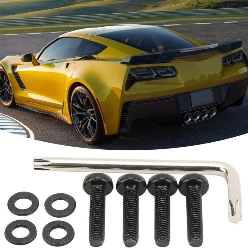 Downforce tăng cường Spoiler trung tâm Bộ bu lông tối ưu hóa Spoiler lắp bộ bu lông cho C7 2014 đến nay
