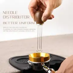 FENINCAFE Tamper Jarum Kopi Espresso Needle Distributor CY-B222 Mesin Ekspreso Kopi Alat Penyaring Espreso Otomatis Saring Murah Pres Rumahan Buat Expresso Nesspresso Pembuat Saringan Coffee Maker Coffe Aksesoris Penyeduh Estetik Aesthetic Grinder Tanp IH
