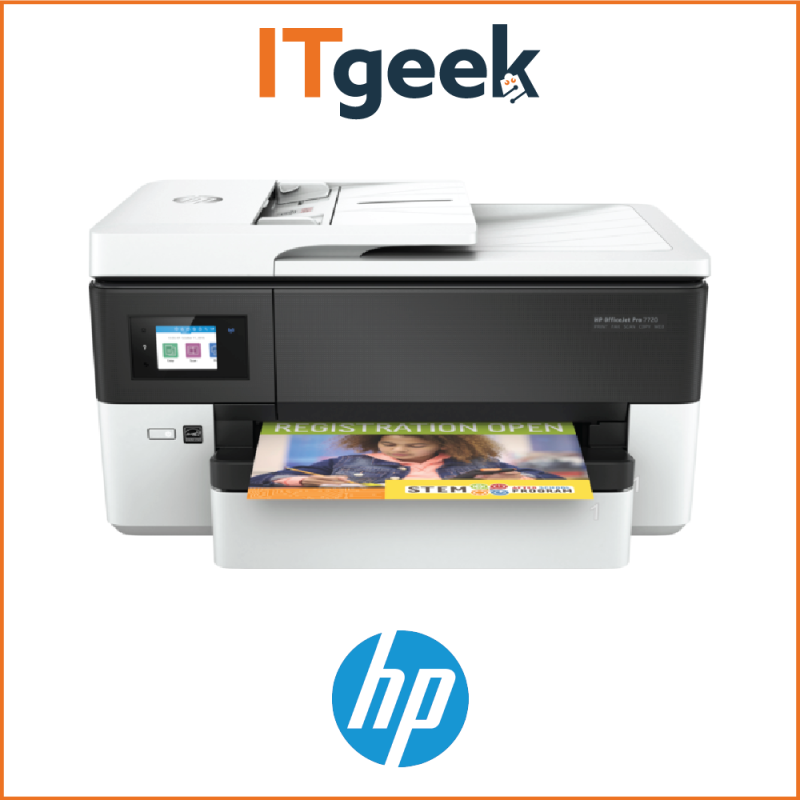 (2-HRS) HP OfficeJet Pro 7720 Wide Format All-in-One Printer Singapore