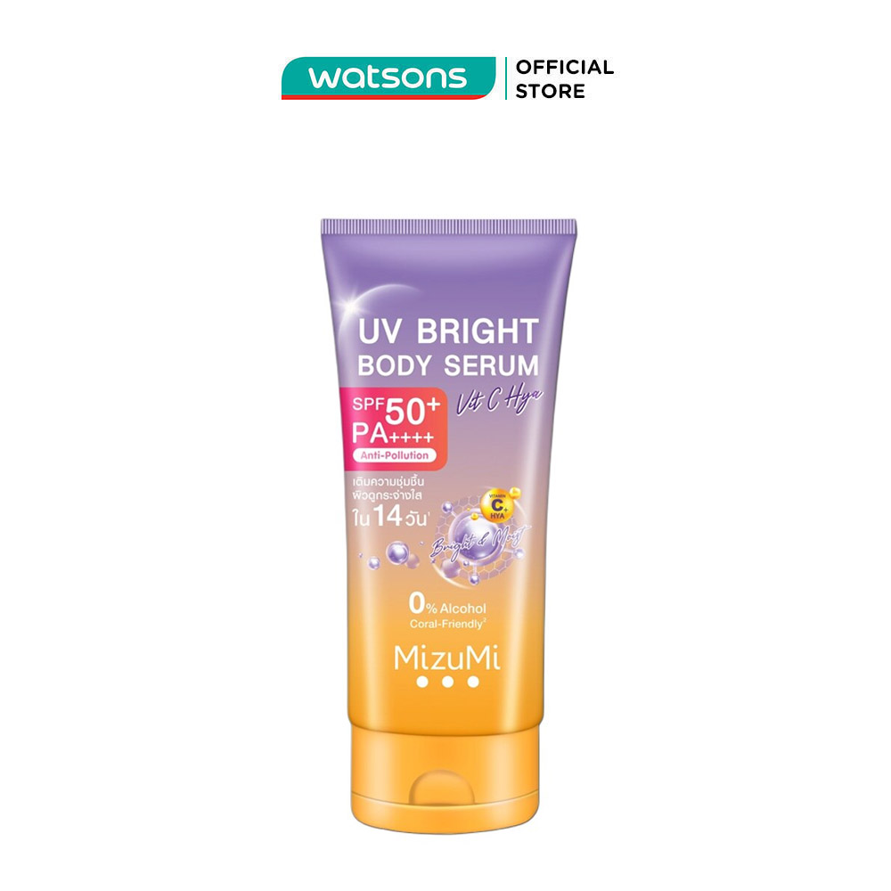 Kem Chống Nắng MizuMi UV Bright Body Serum Vit C Hya Dành Cho Da Khô 180ml
