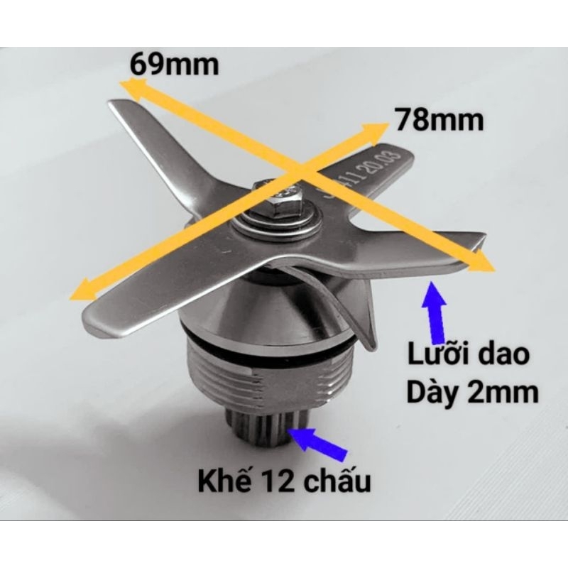 Mua Bộ Lưỡi Dao Thay Thế Máy Xay Sinh Tố Giá Tốt, Giao Nhanh