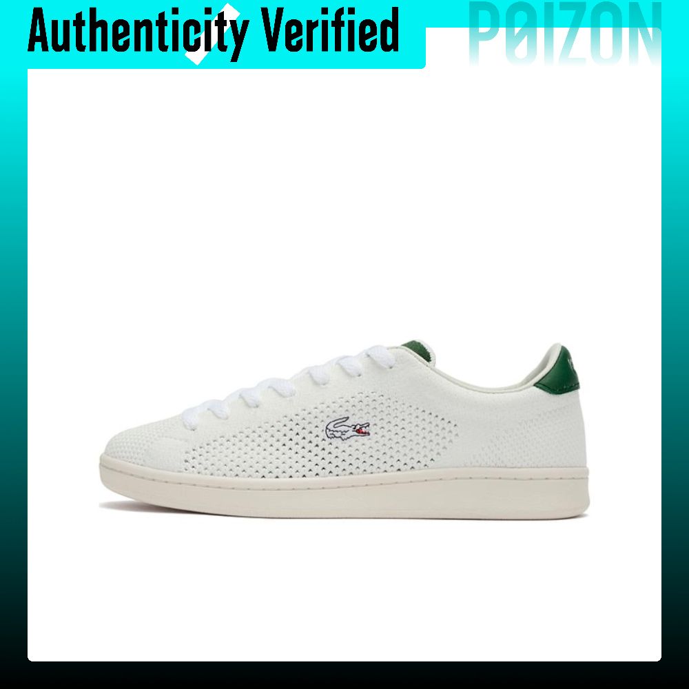 รองเท้าผ้าใบ รองเท้าลำลองผู้หญิง Lacoste รองเท้าลำลองผู้หญิง ทนต่อการขัดถู Breathable Low top สีขาว 49SFA0083-65T ราคา 10,902 บาท*ส่งฟรี