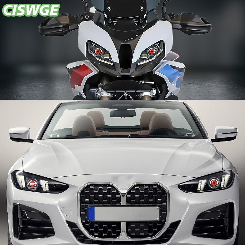 [CISWGE Automobile] Car Devil Eye LED Headlight 6 Low Light Modes Control The Atmosphere In The Car Universal Motorcycle Lens Headlight Presyo 733 Piso*Libreng Shipping