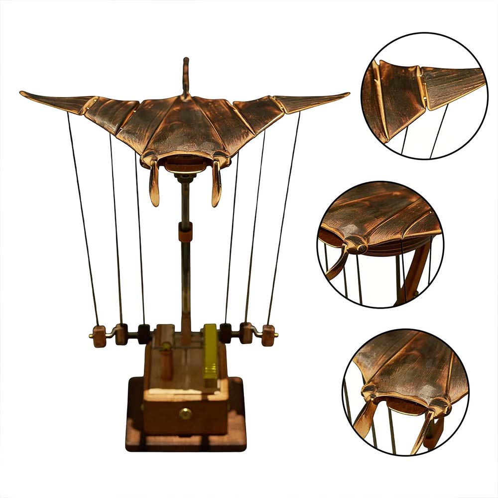 Bionic Manta Ray Mechanical Decoration Unique Mechanical Manta Ray Automaton Desk Decoration Ornaments