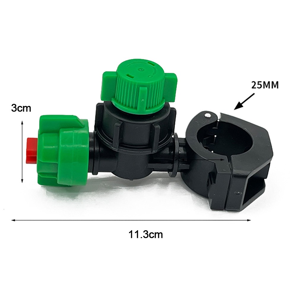 Hozzby vòi phun tốc độ lưu lượng có thể điều chỉnh kẹp ống chống nhỏ giọt vật liệu nhựa bền lâu 【hàng có sẵn】