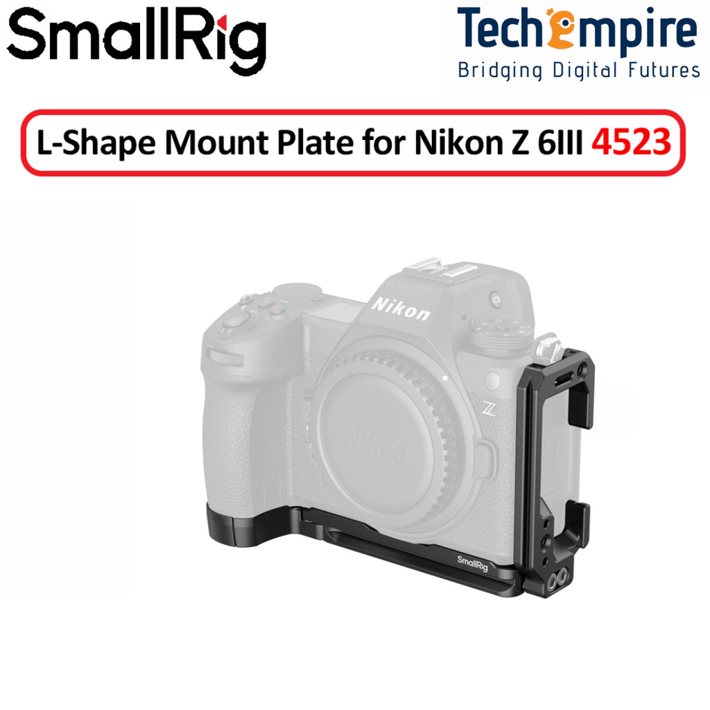 SmallRig L-Shape Plate for Nikon Z 6III Camera Accessories L-Bracket Plate with Arca Swiss Quick Release Plate 4523 - Jenama GoPro Harga 217 Ringgit*Penghantaran Percuma