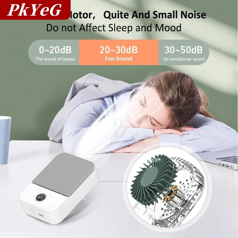 [COD] PkYeG พัดลมคาดเอวแบบพกพาพัดลมหนีบเอว2000มิลลิแอมป์ต่อชั่วโมง USB พัดลมห้อยคอแบบชาร์จไฟได้มาพร้อมกับสายคล้องคอปรับได้สำหรับการตั้งแคมป์กลางแจ้ง ราคา 253 บาท*ส่งฟรี