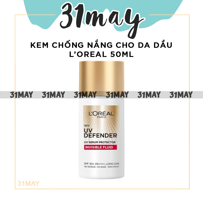 Kem Chống Nắng Loreal Paris Cho Da Thiên Dầu Defender Serum - Invisible Resist SPF50+ PA++++ 50ml Chính Hãng Giá Sỉ
