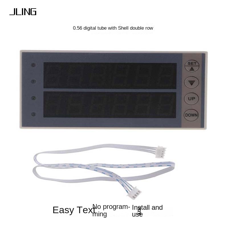 màn hinh LED kết nối PLC JL hiển thị LED Màn Hình Văn Bản Và Bảng Hiển Thị Thông Số - Ống Kỹ Thuật Số 0.56