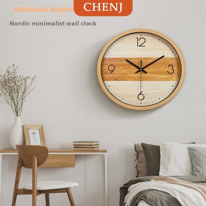 [COD] CHENJ 2025นาฬิกาแขวนผนังดีไซน์ใหม่ขนาด12นิ้วลายไม้นาฬิกาแขวนผนังแบบเงียบของที่ระลึกคริสต์มาส - ยี่ห้อ CHENJ ราคา 198 บาท*ส่งฟรี