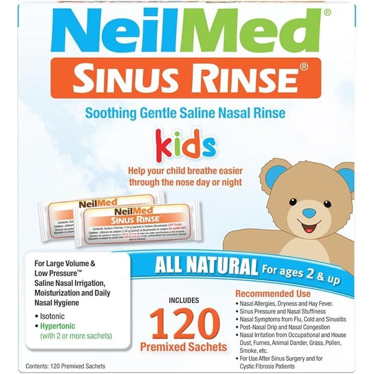 Neilmed Sinus Rinse - Bộ nước muối rửa mũi hỗ trợ giảm và ngừa viêm mũi 250 gói - SẢN PHẨM ĐƯỢC YÊU THÍCH TRÊN THỊ TRƯỜNG HIỆN TAY DÙNG RẤT TỐT LUÔN Ạ ĐẢM BẢO DÙNG RẤT THÍCH KHÁCH YÊU TRẢI NGHIỆM ỦNG HỘ SHOP NHÉ