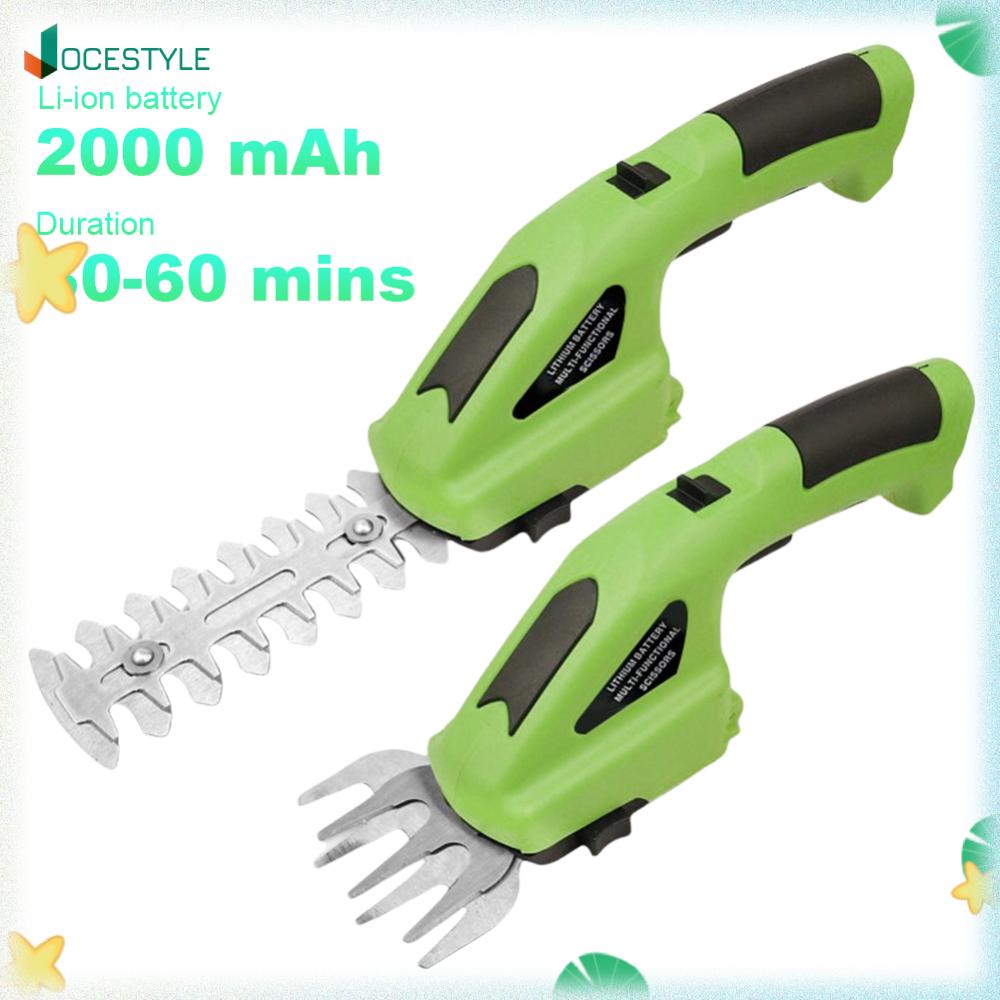 JOCESTYLE Efficient Cordless Hedge Trimmer and Grass Cutter with Rechargeable 7.2V Battery for Garden Upkeep - Jenama JOCESTYLE Harga 65 Ringgit*Penghantaran Percuma